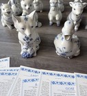 Franklin Mint Country Friends Complete Set Of 12 Animal Creamers Hallie Greer