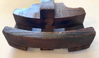 2  Vintage Wood Factory Mold Foundry Patterns
