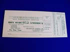 Vtg Boy Scouts Of America 1952 Donation Card Receipt Delmarva Unused Bsa