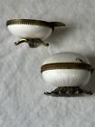 Vintage Evans Egg Table Lighter   Ashtray Set Enamel Working Condition