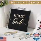 Tpudn Elegant Wedding Guest Book For Your Wedding Reception - 112 Pages Simpl