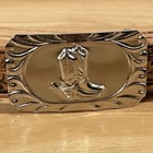 Vintage Sears Chambers Western Buckle With Belt Steerhide Leather Youth Size 24