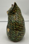 Vintage Paper Mache Cat Folk Art Figure Handmade And Handpainted 7   