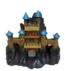 Magical Aquarium Castle Decor Ornaments Fish Tank Decorative Aquatic Pets Blue