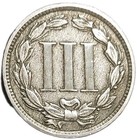 1881 Us 3c Three Cents Trime Nickel Choice High Grade Full Details 3 Cent Coin 