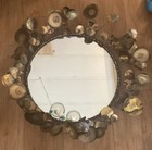 C jere Unsigned 1968 Clouds Raindrop Mirror Mid 20th Century Modern Mcm Pick Up