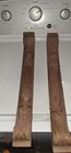 Antique Carved Wood Corbels Brackets Pair Brown Architectural Salvage