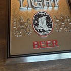 Vintage Coors Light Beer Sign   Wall Hanging Plaque   1986 Adolf Coors Co   Bt