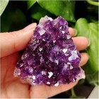 Aaa grade Raw Amethyst Quartz Geode Druzy Crystal Cluster Healing Specimen