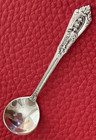 Rose Pointe Pattern By Wallace 2 3 8  Sterling Silver Salt Spoon 4g
