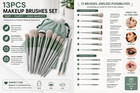 13pcs Makeup Brushes Set Soft Fluffy Face Eye Foundation Blush Powder Pouch