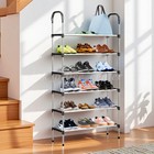  2pack  6 Tier Shoe Rack Sturdy Space Saving Shoe Storage Organizer For Home
