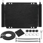 Transmission Cooler  Aluminum Trans Cooler  Black Transmission Cooler
