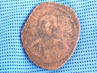 Byzantine  jesus Christ    holding Gospel   Anonymous Follis -   Bc8