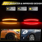 4x Smoked Led Front   Rear Side Marker Lights For Gen3 Mini Cooper F55 F56 F57