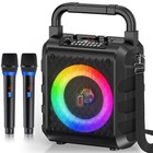 Jyx Karaoke Machine System With 2 Mics Bluetooth 5 0 Speaker For Camping Party
