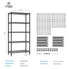 Heavy Duty 5 Tier Wire Metal Commercial Storage Shelf Shelving Rack Adjustable