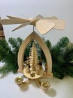 Kathe Wohlfahrt Wooden German Christmas Nativity Pyramid W  Candles   nib  