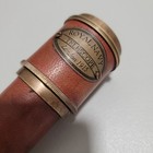Modern Reproduction - Royal Navy Brass Telescope London 1915 Martime 