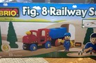 Vintage Brio Figure 8 Starter Wooden Railway Train Set W box 33262