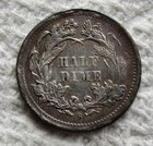 1872-s Seated Liberty Silver Half Dime Rare Key Date Xf   Au Cleaned Damaged
