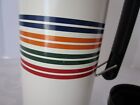 Pendleton Stanley Thermos Vacuum Bottle With Lid   Cup Hot Or Cold  1 5qt White
