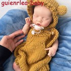 17 71   Lifelike Full Silicone Reborn Baby Doll Girl Doll Toys Gift Handmade 