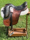Ortho-flex Brown   Black Leather English Or Endurance Saddle 21    Seat