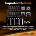 3  Lowering Coil Springs 5  Drop Axle Flip Kit  For Ford Ranger mazda 1998-2014