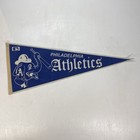 Vintage Philadelphia Athletics Baseball Wool Felt Pennant Elephant 27  Mlb
