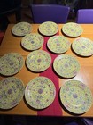 Vintage 1972 Chinese Porcelain Famille Juane Yellow Jingdezhen China Plate 8 In