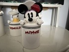 Disney Mickey Mouse Friends Canister Set 2005 Goofy Donald Minnie Peek A Boo