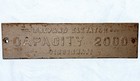 Antique The Shepard Elevator Co Heavy Cast Iron Sign Cincinnati Ohio 14 5   