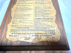  Antique Atlanta 1881 Telephonic Exchange Newspaper Plaque Rare  
