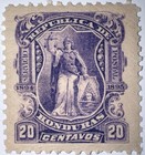 Travelstamps  1895 Honduras Stamps Scott  91 - Justice  Law   Order - Mint Mogh