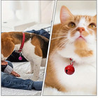 3 8pcs Pet Collar Bells Clasp Multi-use Puppy Iron Collar Bells For Cats   Dogs