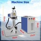 60w Jpt M7 Mopa 300 300mm Fiber Laser Marking Machine Color Marking   us Ship   