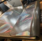 Black   Neon Mead Trapper Keeper Designer Series Geometric 80s Vintage Pattern