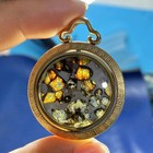 Sericho Pallasite Meteorite Slice Necklace Pendant From Kenya