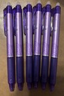 30ct Pilot Frixion Clicker Pens Purple 0 5mm Erasable Gel Retractable Fine Point