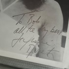 Celebrity Signed B w Photo W  Inscription - Autograph Not Authenticated