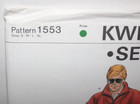 Vtg  Kwik Sew Pattern 1553 Men   s Zipper Jacket Size S-m-l-xl  New Factory Sealed