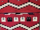 C  1890s Native American Navajo Germantown Weaving  Ketner  New Mexico