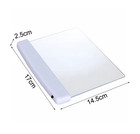 Led Book Light Magnifier Battery Powered Portable Reading Lamp For Bed