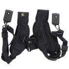 Double Dual Shoulder Neck Camera Strap Sling Belt For 2 Digital Slr Dslr Camera