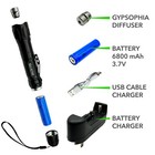 Green Laser Pointer High Power   Free Pocket Flashlight And Case