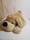 Fao Schwarz Lying Patrick Puppy Dog Plush 16  Stuffed Toy Vintage Rare