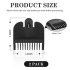 For Wahl Professional  1 Guide Comb Attachment No 1-1 8   3 0mm - 1 8  Black 