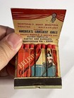 Vintage Matchbook Bellevue Casino Feature Full Length Girlie Montreal