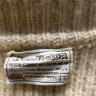 Pendleton High Grade Western Wear 100  Virgin Wool Sweater Beige Blue Size L m 